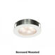 LED Button Light 24 LED 2.25 inch White Puck Light in 3000K
