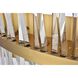 Serephina 8 Light 24 inch Satin Gold Bath Sconce Wall Light