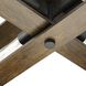 Boundary 4 Light 24 inch Matte Black Semi-Flush Mount Ceiling Light, Design Series