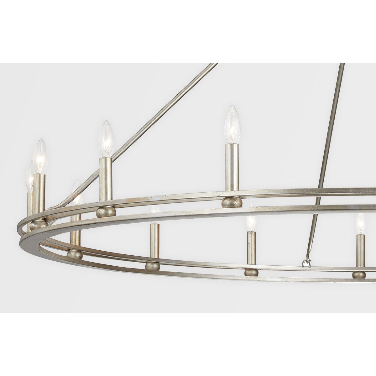 Sutton 16 Light 61 inch Champagne Leaf Chandelier Ceiling Light