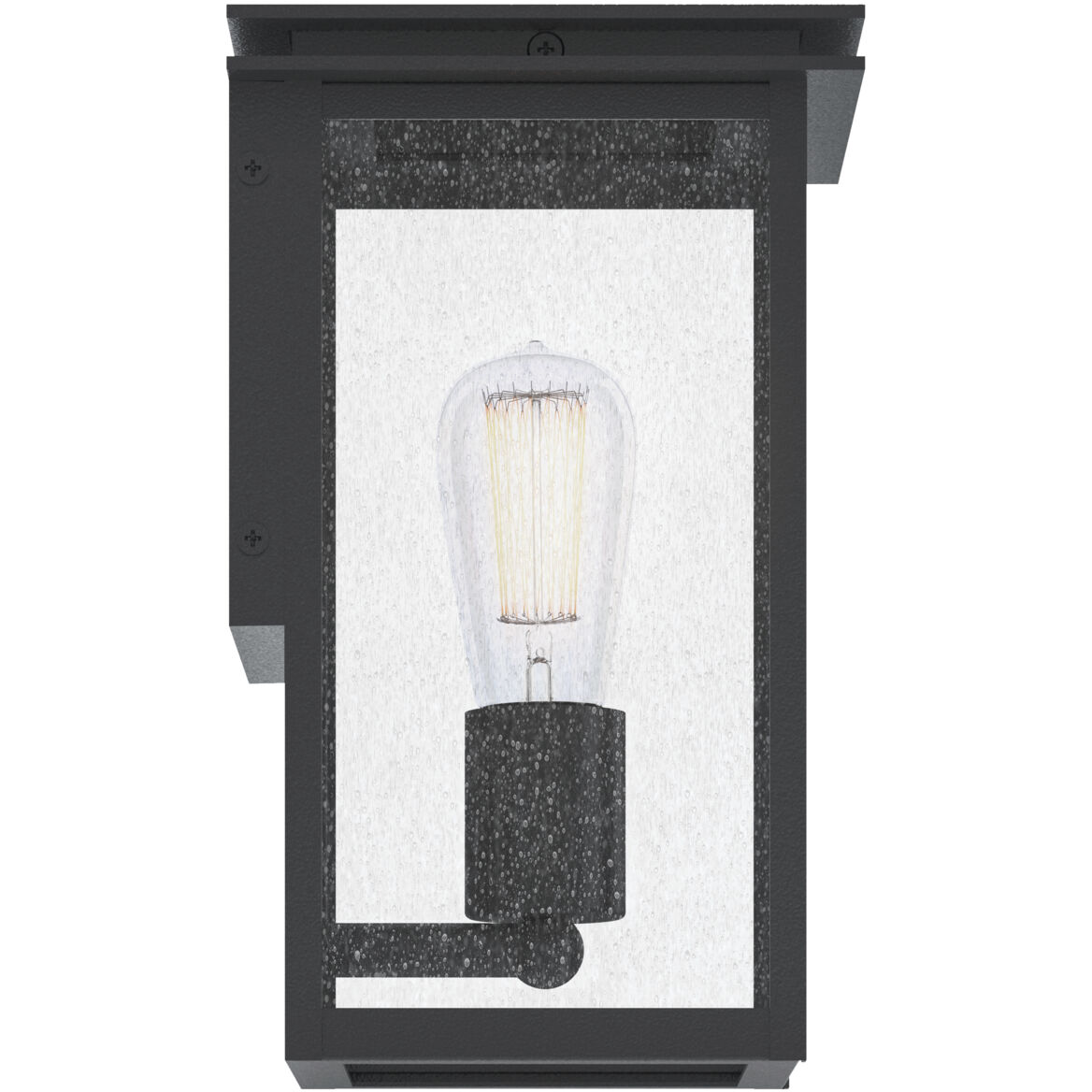 Arkville 1 Light 10 inch Textured Black Outdoor Wall Light, Small