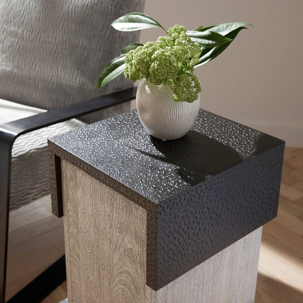 Exeter 24.5 X 14 inch Bronze Accent Table