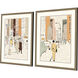Journey / Travel Orange and Beige and Rust and Yellow Framed Art