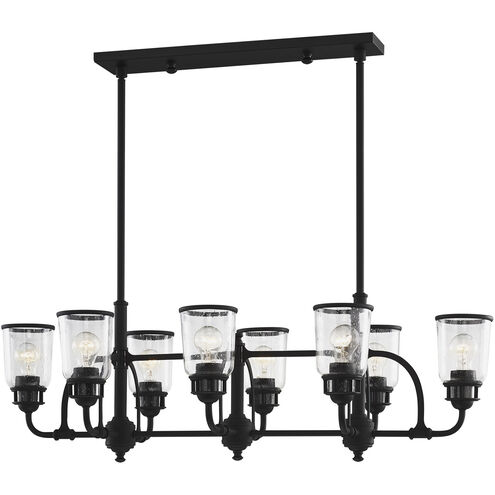 Lawrenceville 8 Light 21 inch Black Chandelier Ceiling Light