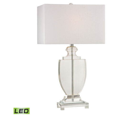 Juniper 26 inch 9.5 watt Clear Table Lamp Portable Light