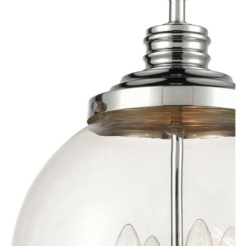 Chandra 4 Light 13 inch Polished Chrome Pendant Ceiling Light