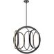 Perigee AC LED LED 23 inch Graphite Foyer Pendant Ceiling Light