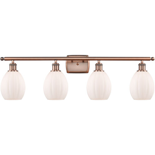 Ballston Eaton LED 36 inch Antique Copper Bath Vanity Light Wall Light, Ballston