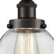 Edison Beacon 1 Light 6 inch Oil Rubbed Bronze Mini Pendant Ceiling Light