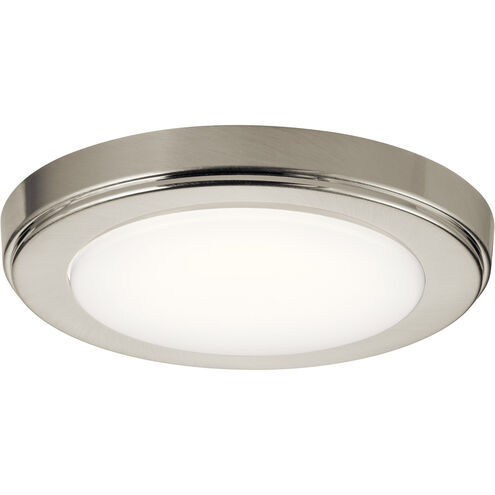 Zeo LED 7 inch Brushed Nickel Flush Mount Light Ceiling Light in 3000K