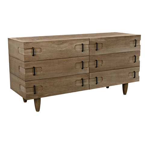 David 64 X 23 inch Washed Walnut Sideboard