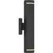Supotto LED 14 inch Sand Coal Outdoor Wall Mount