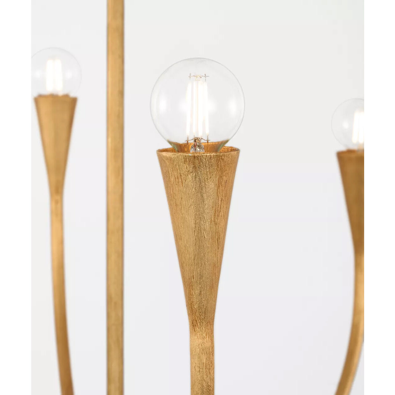 Julie Neill Marini LED 32.75 inch Antique Gold Leaf Chandelier Ceiling Light