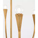 Julie Neill Marini LED 32.75 inch Antique Gold Leaf Chandelier Ceiling Light