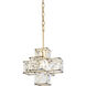 Cubic 1 Light 11.5 inch Calypso Gold Pendant Ceiling Light