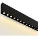 Bellagio LED 45 inch Pearl Black Chandelier Ceiling Light
