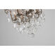 Canada 6 Light 16 inch Pewter Chandelier Ceiling Light, Pewter Frame