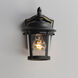 Dover VX 1 Light 9.5 inch Bronze Outdoor Wall Mount