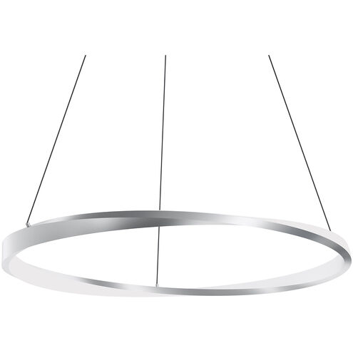 Oberon LED 1.4 inch Satin Nickel Pendant Ceiling Light