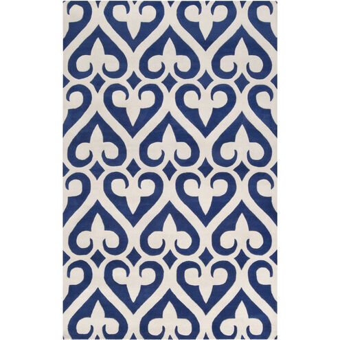 Zuna 156 X 108 inch Violet, Cream Rug