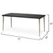 Farmhouse 72 X 30 inch Dark Wood & Antique Silver Legs Dining Table