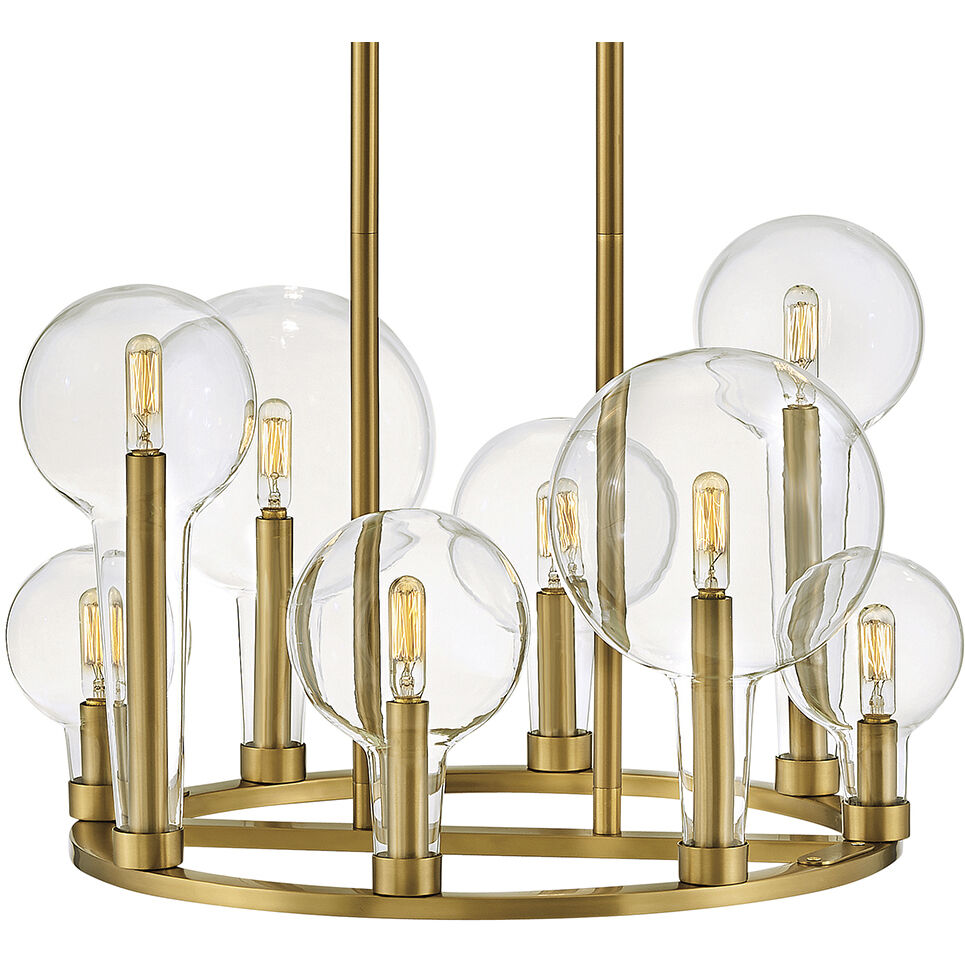 Alchemy 8 Light 24.25 inch Lacquered Brass Indoor Chandelier Ceiling Light