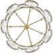 Nala LED 31 inch Heritage Brass Chandelier Ceiling Light