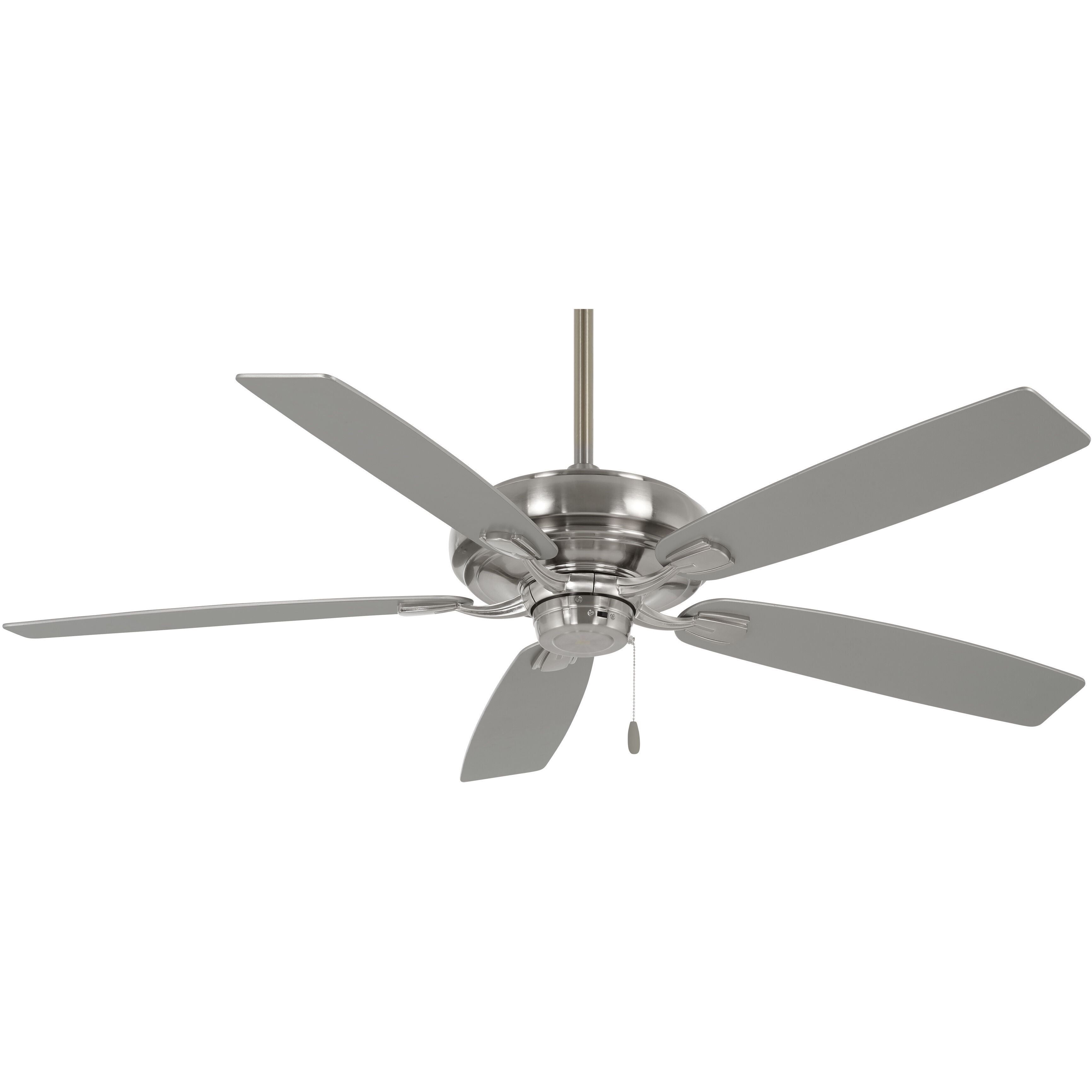 Watt 60 inch Brushed Nickel with Savannah Gray Blades Ceiling Fan