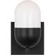 Drew & Jonathan Scott Foster 1 Light 5 inch Midnight Black Vanity Light Wall Light