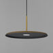 Berliner LED 19.75 inch Antique Brass Single Pendant Ceiling Light