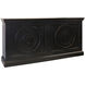 Circles 80 X 17 inch Black Distressed Credenza