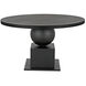 Emira 52 X 52 inch Matte Black Dining Table