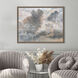 Cloud Blue and Brown and Gray and Rust Canvas