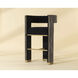 Adamina 40.25 inch Abbington Black / Hobbes Night Barstool