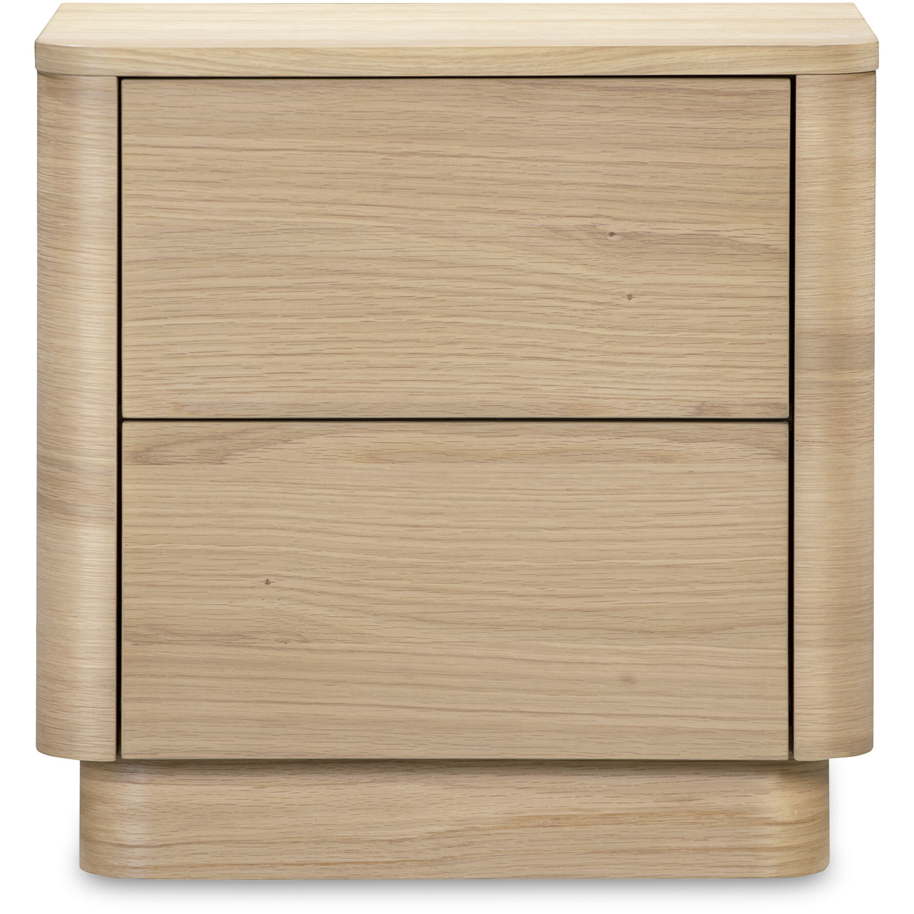 Round Off 20 X 20 inch Natural Nightstand, Tall