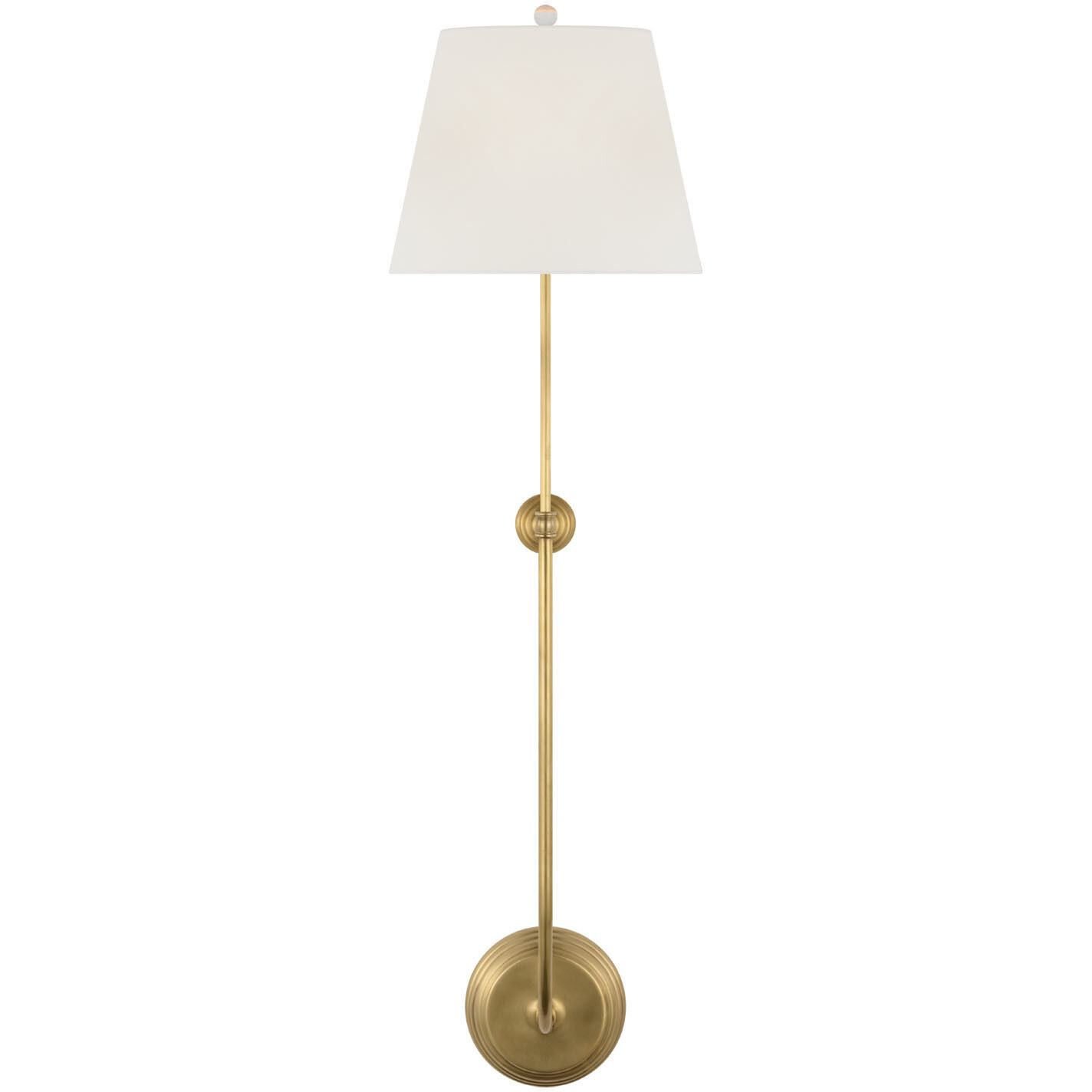 Suzanne Kasler Wyatt LED 10.5 inch Hand-Rubbed Antique Brass Statement Sconce Wall Light