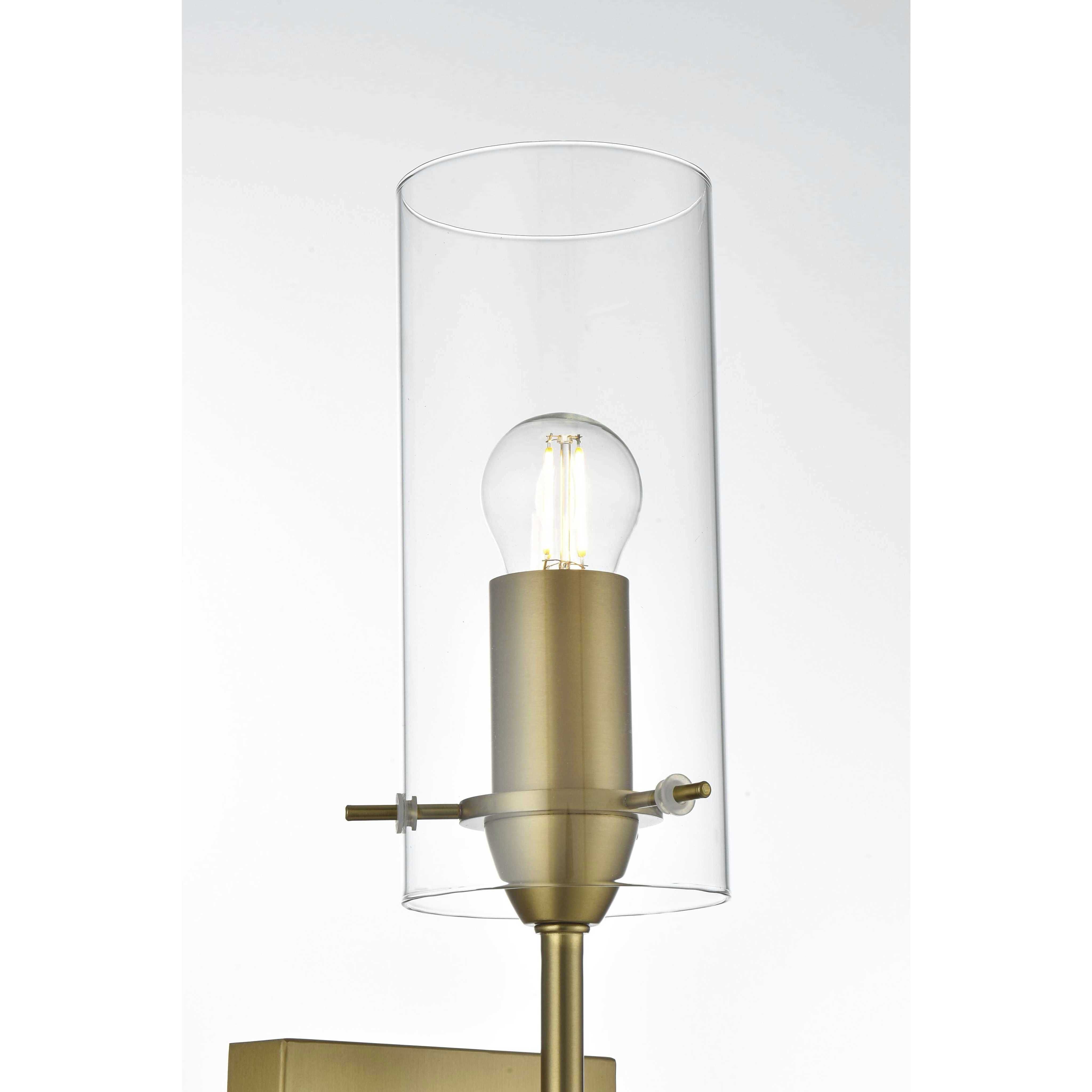 Elsreth 1 Light 5 inch Satin Gold Bath Sconce Wall Light