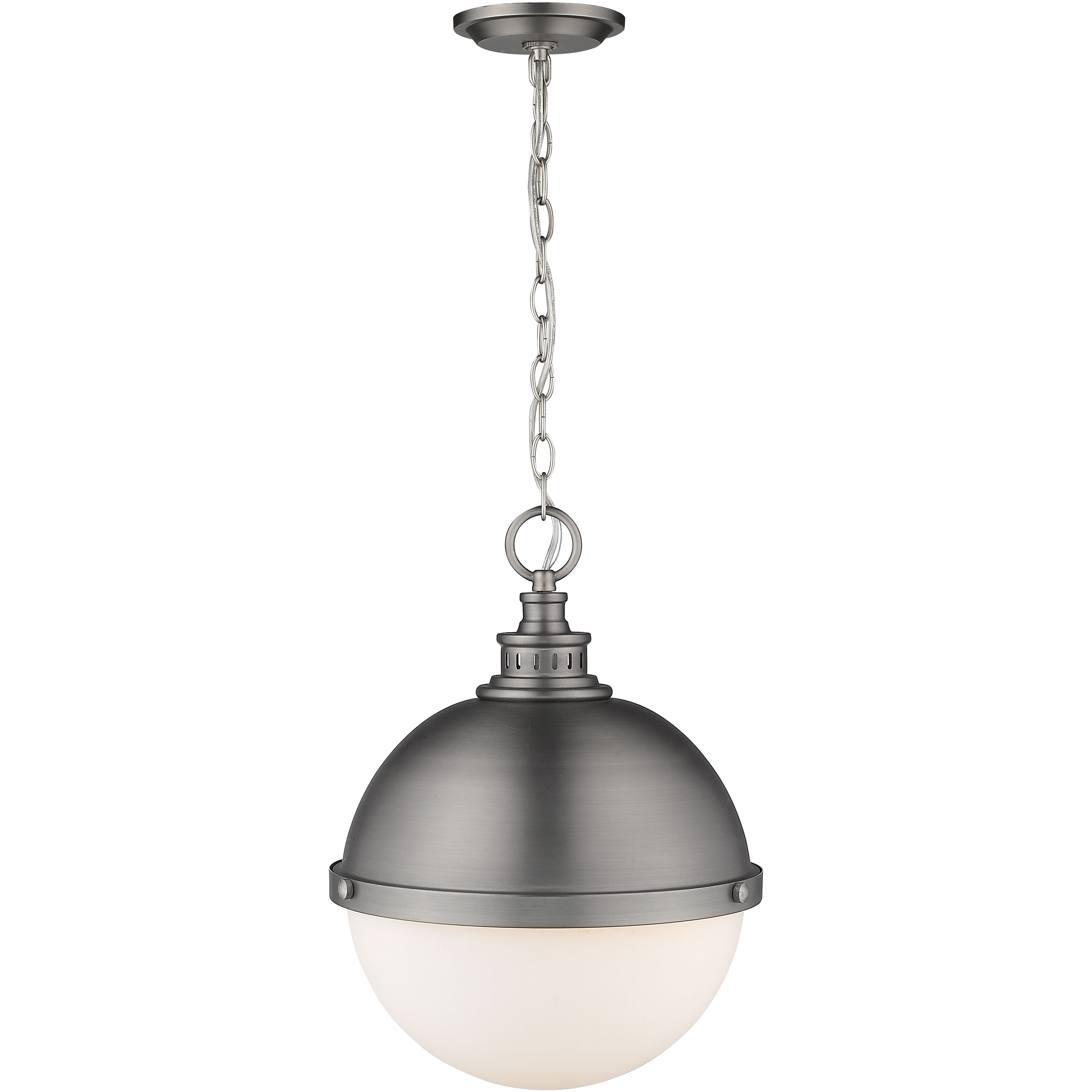 Peyton 2 Light 14.75 inch Antique Nickel Pendant Ceiling Light