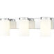 Burk 3 Light 22.5 inch Chrome Bath Vanity Light Wall Light