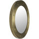 Clay 36 X 36 inch Antique Brass Mirror, Large