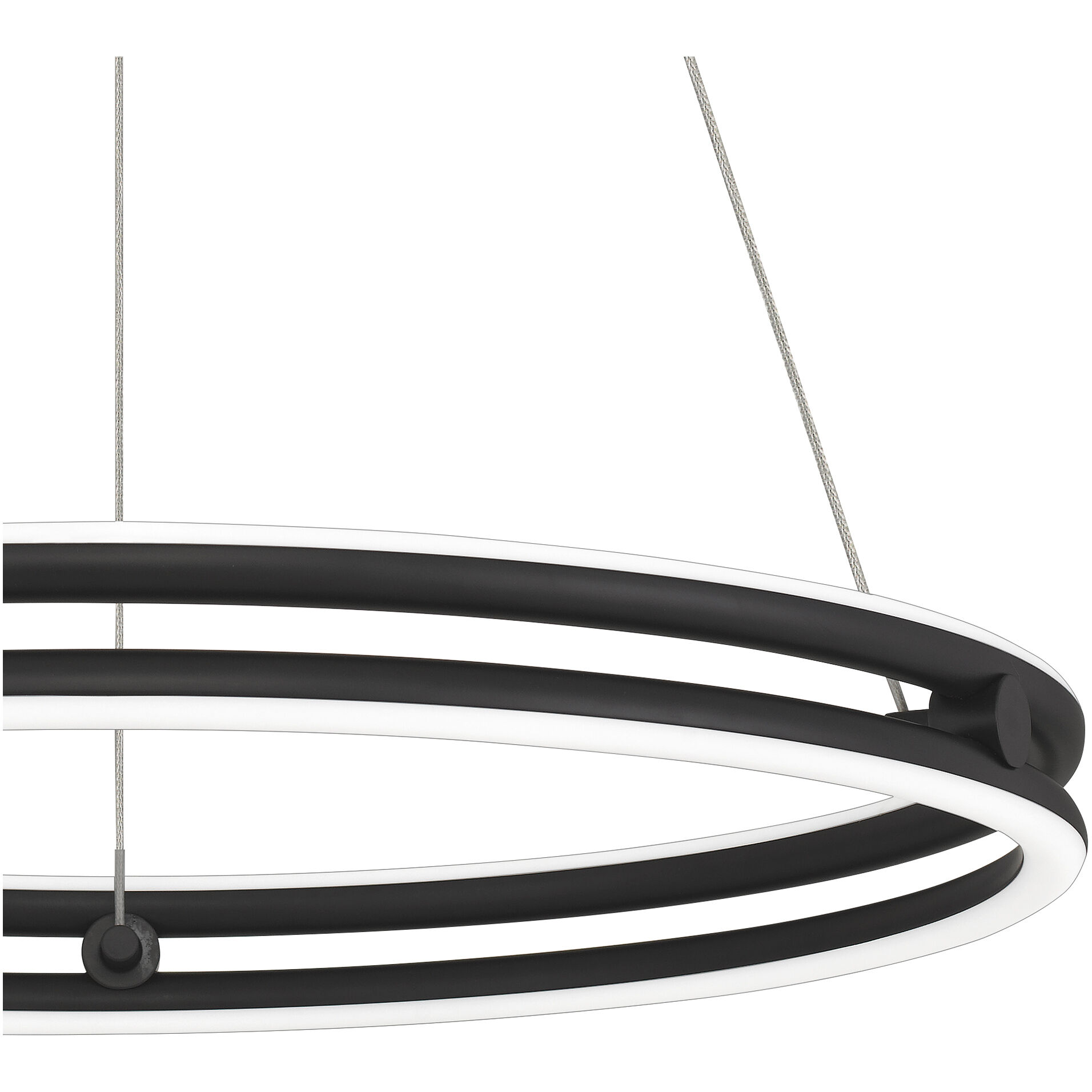 Quoizel PCGVS2824MBK Graves LED 24 inch Matte Black Pendant