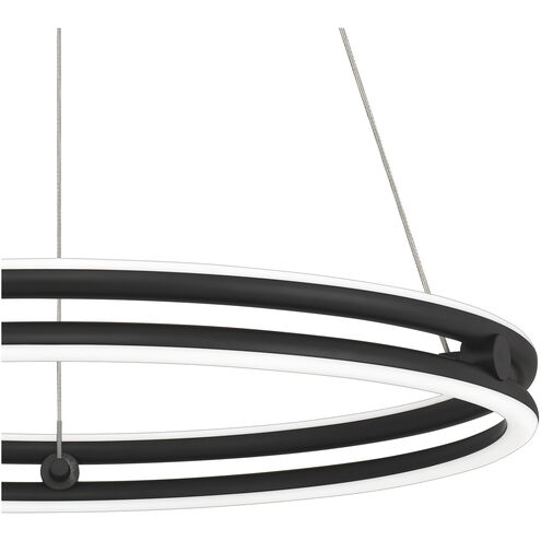 Graves LED 24 inch Matte Black Pendant Ceiling Light