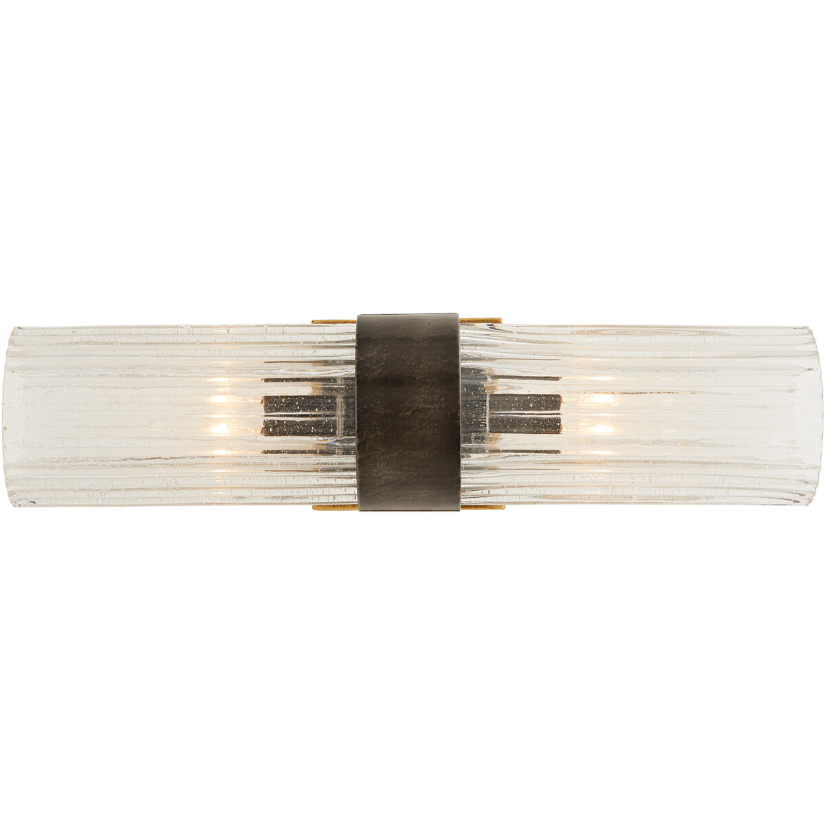 Hazel 2 Light 4 inch Natural Iron Sconce Wall Light