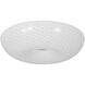 Swirled 3 Light 18 inch Chrome Flush Mount Ceiling Light