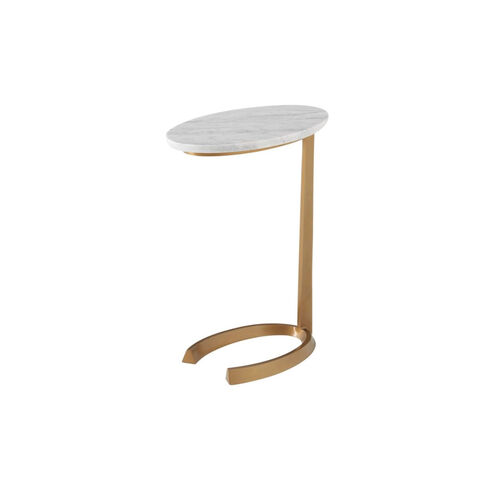 Theodore Alexander 21 X 16 inch Modern Brass Accent Table