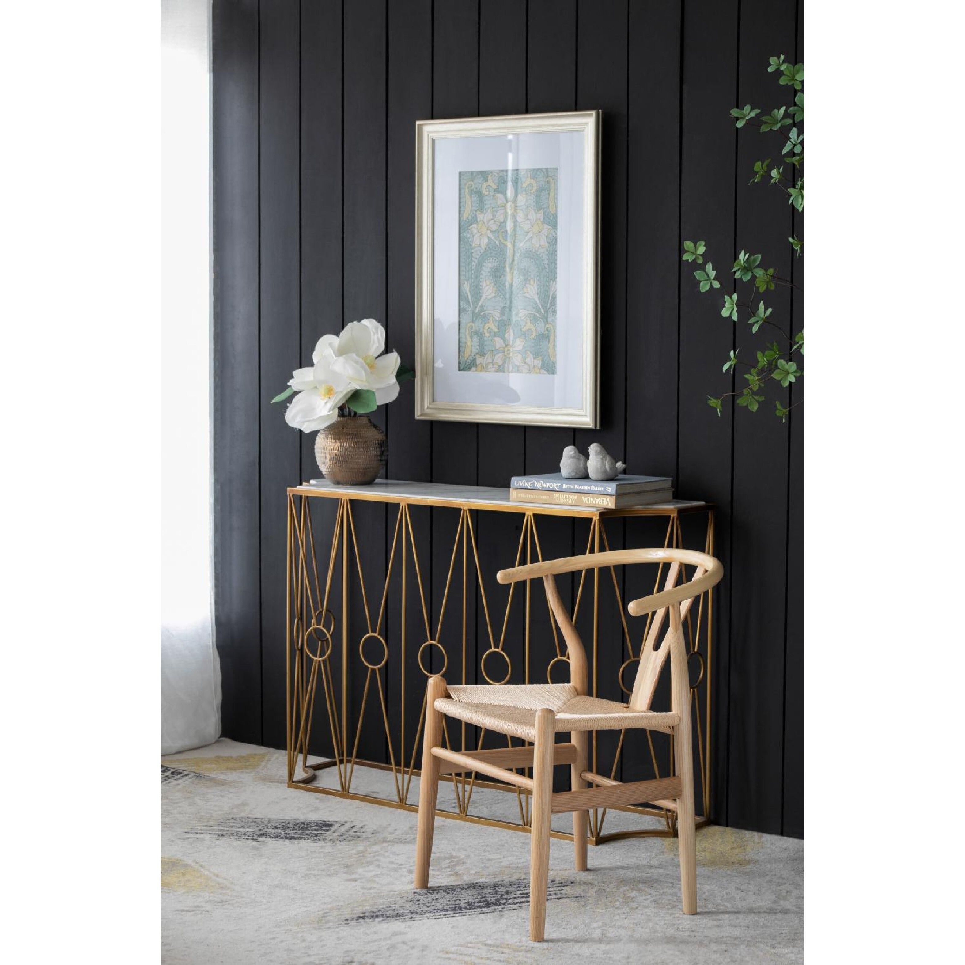 Smithsonian Gold and Green and Blue Wall Art, Floral