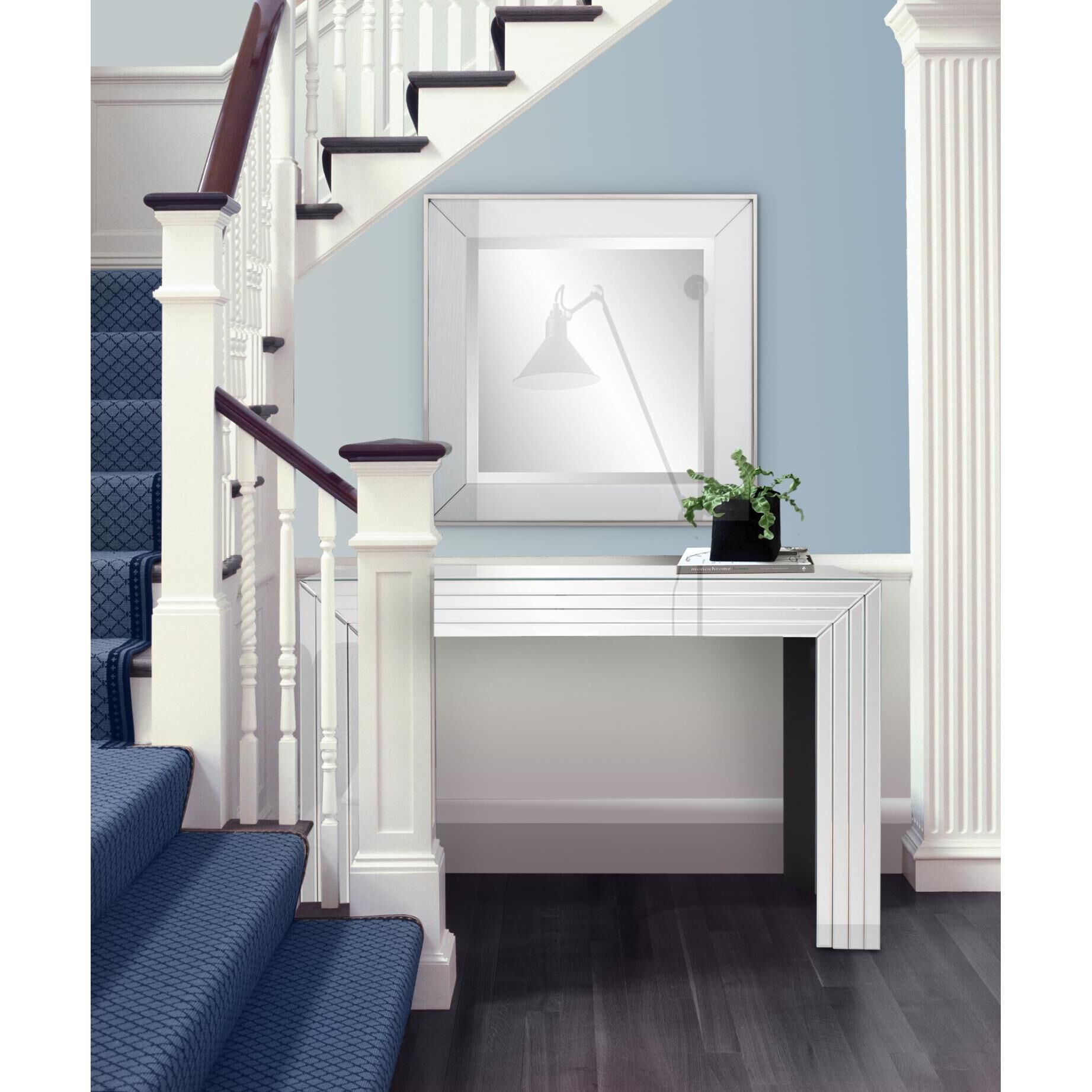 Aryes 44 inch Silver Console Table