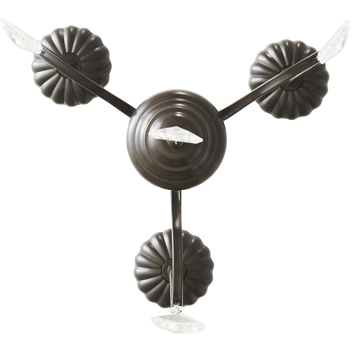 Callisto 3 Light 14 inch English Bronze Mini Chandelier Ceiling Light