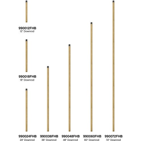 Downrod Heritage Brass Fan Downrod