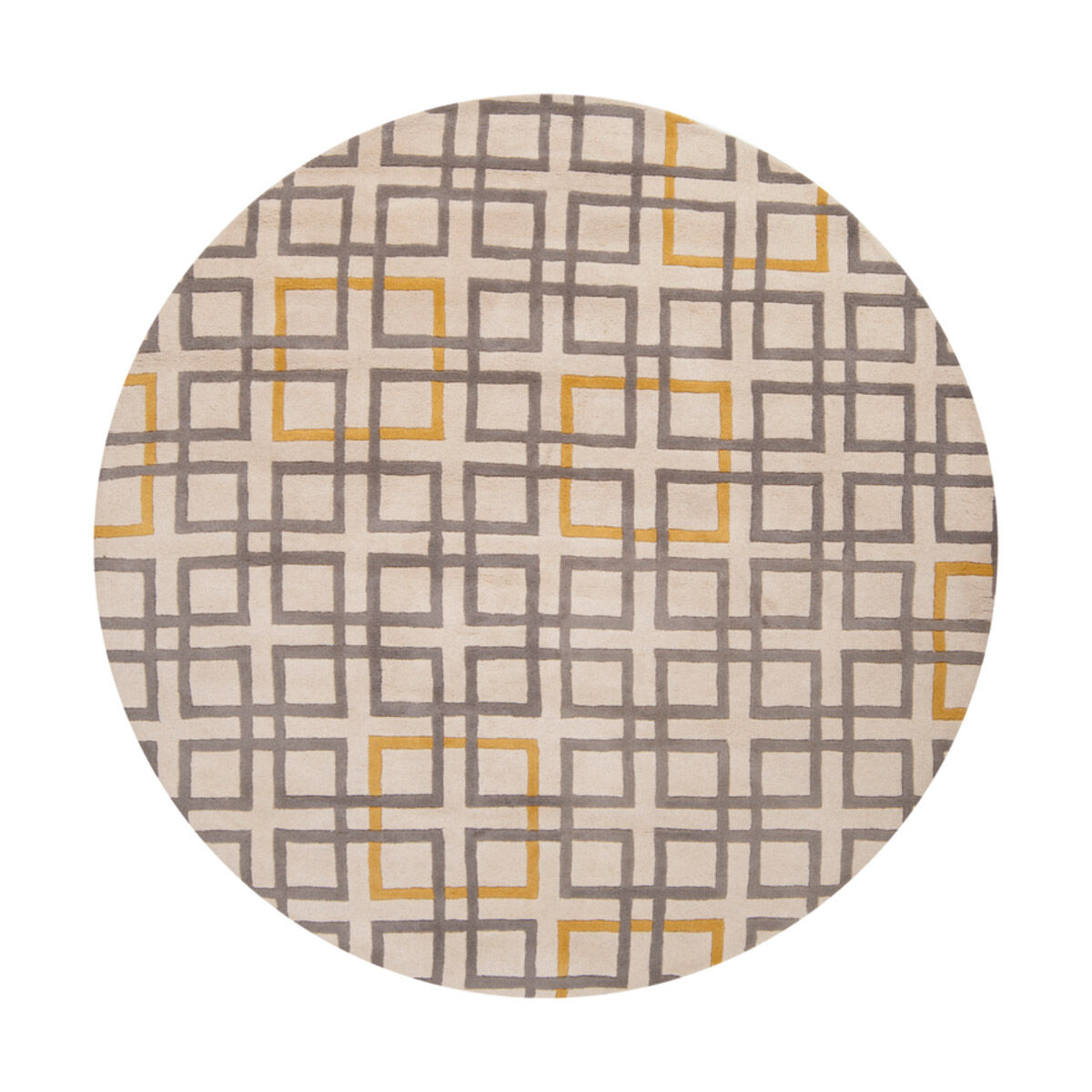 Artist Studio 96 inch Yellow and Gray Area Rug, Wool